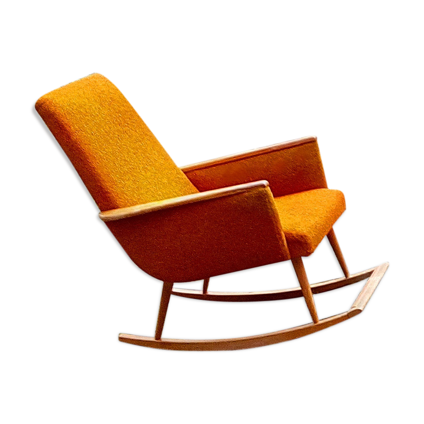 Scandinavian years 50-60 rocking orange