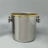 1970s Gorgeous Cocktail Shaker in Gold 24K and Stainless Steel With Ice Buc