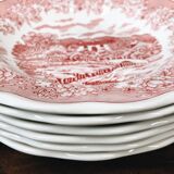 6 hollow plates, made in Italy