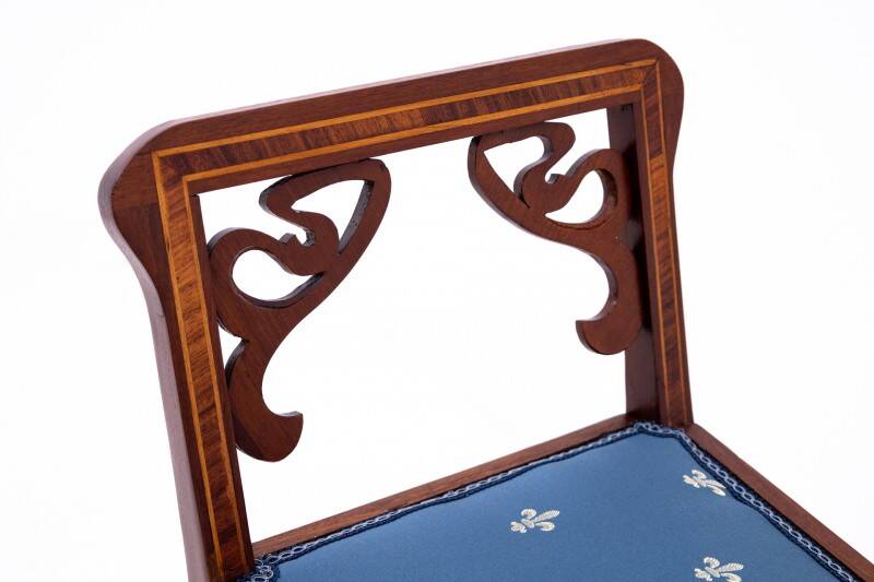 Antique seat from around 1900, Western Europe. After renovation.