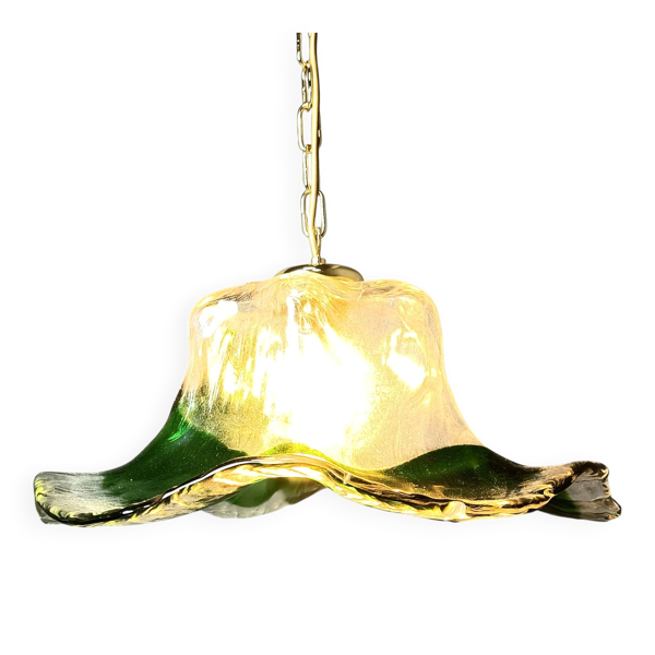 Suspension en verre de Murano vintage, pour Mazzega, années 1960. — Beyit