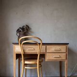 light wood Scandinavian antique desk