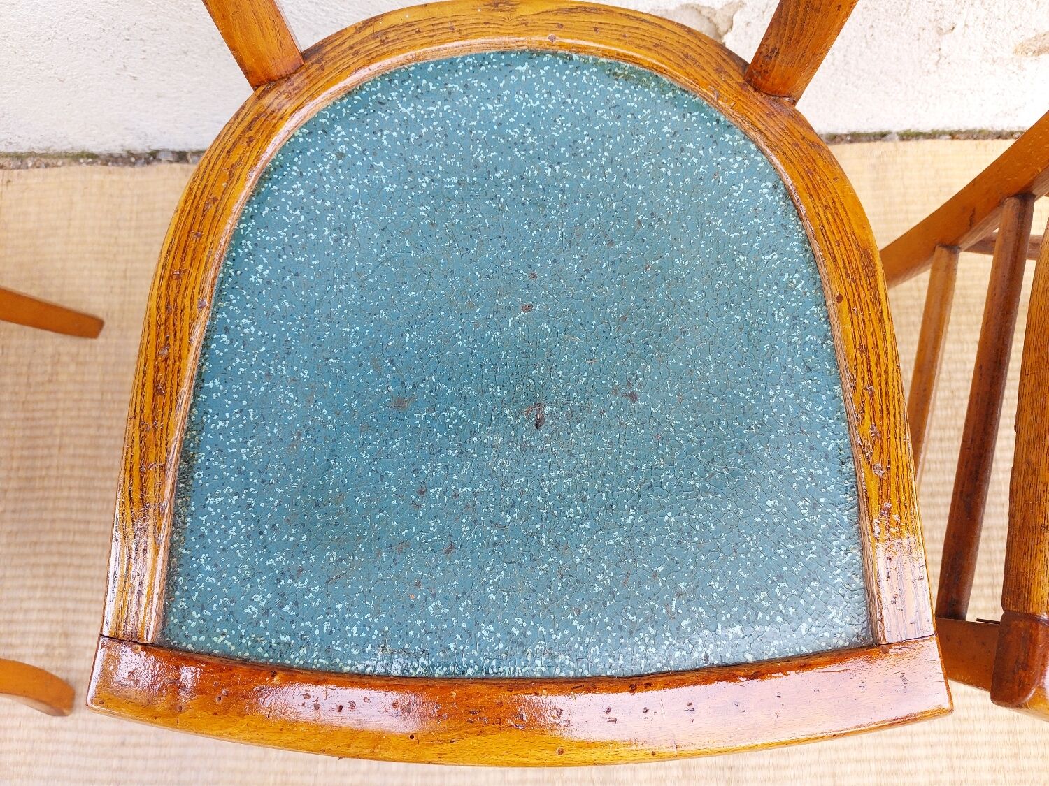 4 Mado wooden chairs, bistro