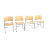 Model 40/4 stacking chairs by David Rowland for Howe, Denmark 1964