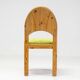 The Modern Scandinavian Oregon Pine Mid-Modern Dining Set - 4 Accent Chairs and 2 Armchairs