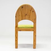 The Modern Scandinavian Oregon Pine Mid-Modern Dining Set - 4 Accent Chairs and 2 Armchairs