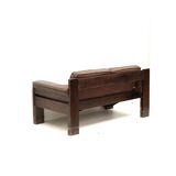 Vintage mid century modern leather design sofa 757 by Harry de Groot for Leolux, 70s