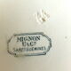 4 hollow plates model "Mignon" Sarreguemines
