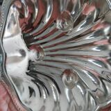 Shell-shaped silver-plated butter dish Jacques made in England.