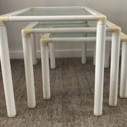 Trio de tables gigognes des années 70-80