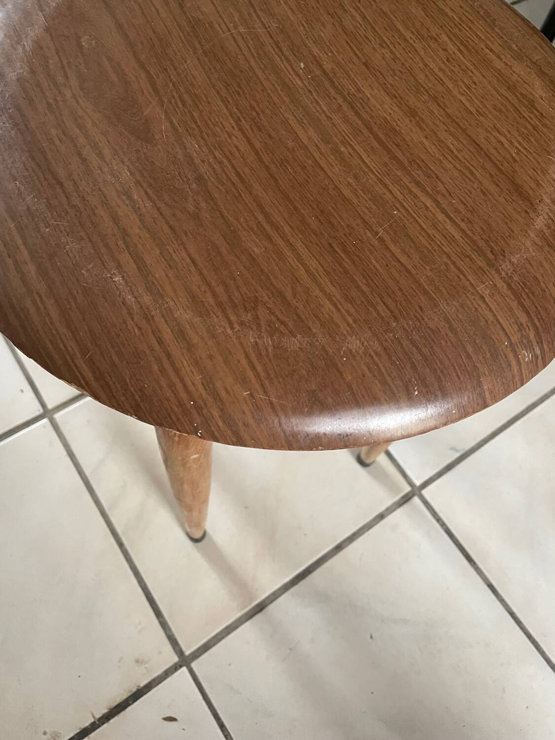 Vintage wooden stool