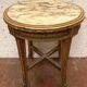 Louis XV style pedestal table in wood and gilded stucco 20th century