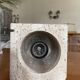 Travertine lamp 1970