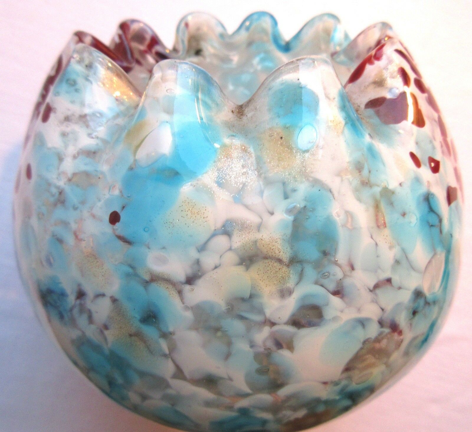 Vase, Clichy "Snow" Legras