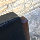 Wooden chair and skai