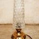 Brass and glass lamp 50s