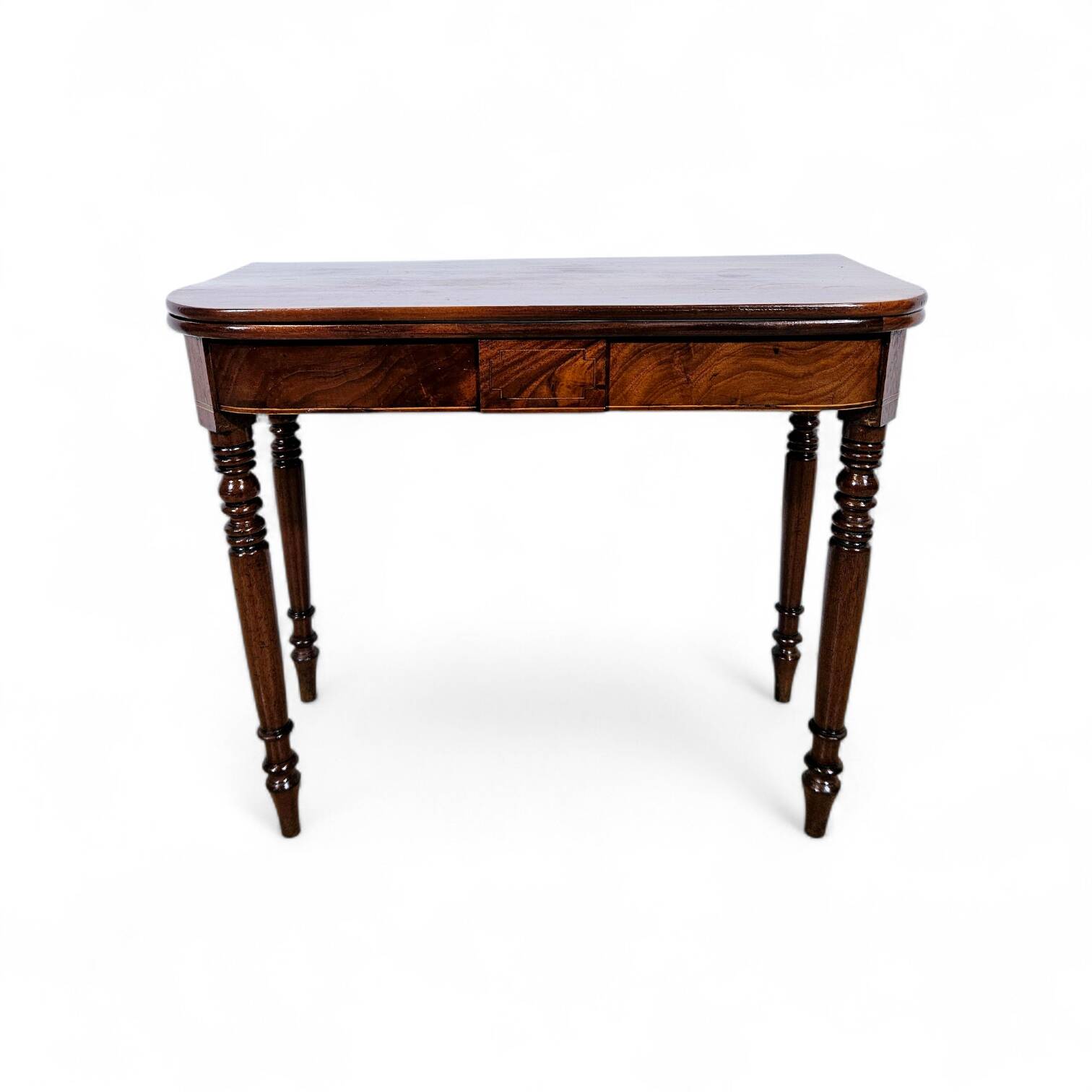 19th century Card Game Table - Mahogany, Biedermeier/Victorian style