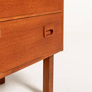 Commode en teck scandinave avec serrures