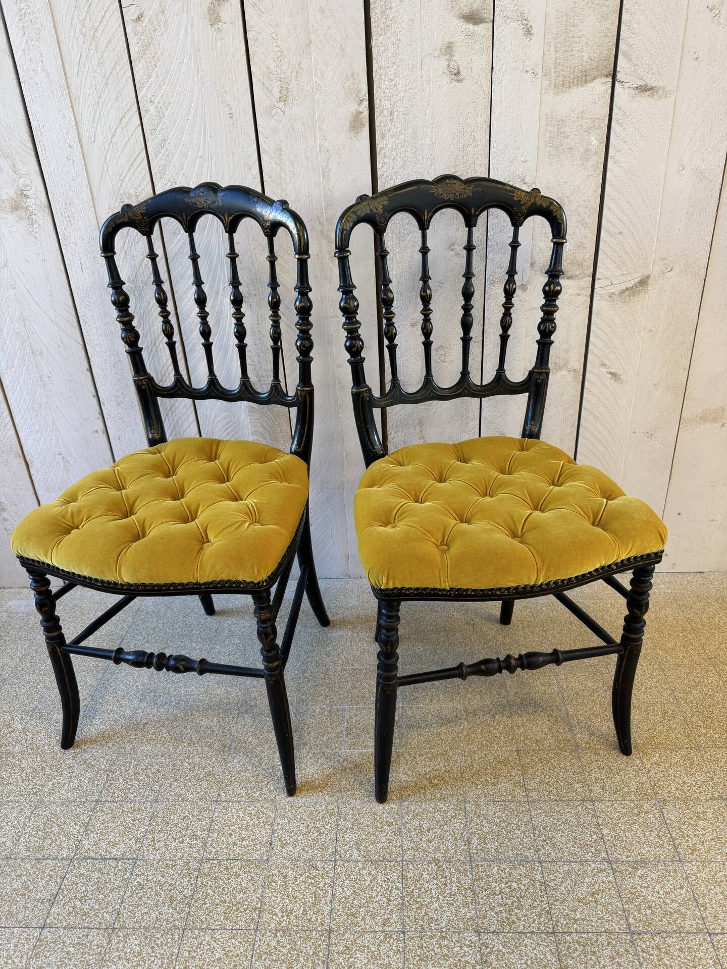 Paire de chaises Napoléon III