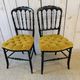 Paire de chaises Napoléon III