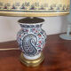 Old earthenware lamp from Gien