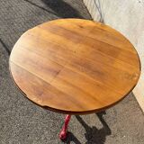 19th century cast iron bistro pedestal table