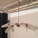 1960 epi chandelier in metal and glass