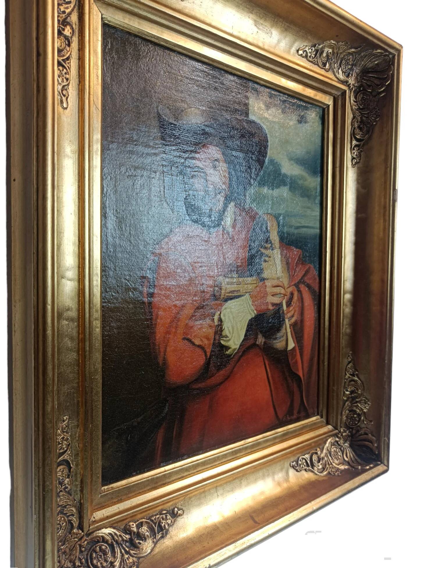 Portrait François Langlois, Bundgaard d'après van Dyck, 1943