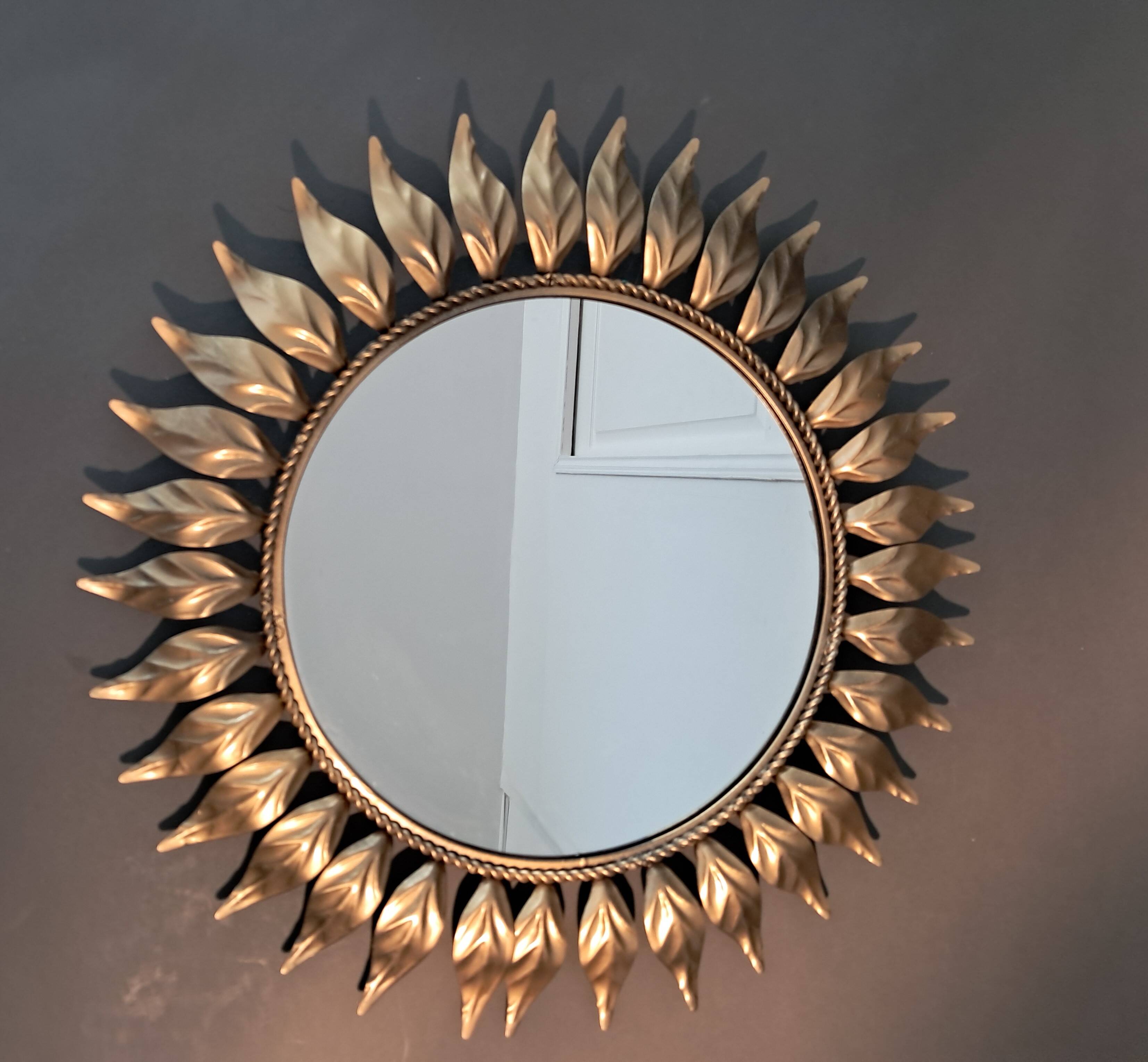 Golden sunflower mirror 1960.
