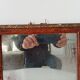 Miroir ancien carré XIXeme
