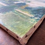 Oil Painting by Lucien Guilleminot "View of lake Geneva"