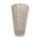Moulded glass vase
