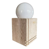 Travertine lamp 1970