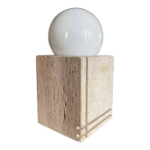 Travertine lamp 1970