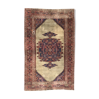 Nice old carpet Persian Mahal ziegler faitg hand 147 X 237 CM