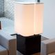 Postmodern floor lamp BRASILIA Michel Boyer Glass Light 1974