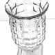 Vase Lobmeyr par Eduard Wimmer-Wisgrill vers 1930