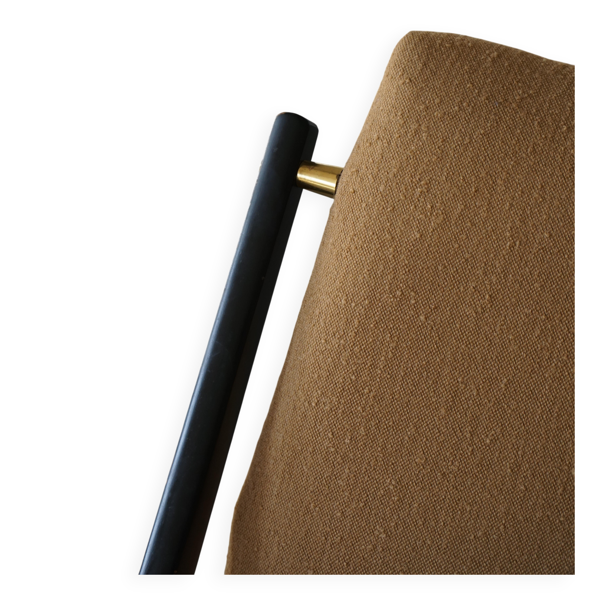 Pair of armchairs from the 50s-60s in boucle, mid-century Swedish design.