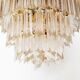Incredible and large 'Triedri' flush mount light by Paolo Venini for Venini