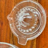2 glass citrus presses