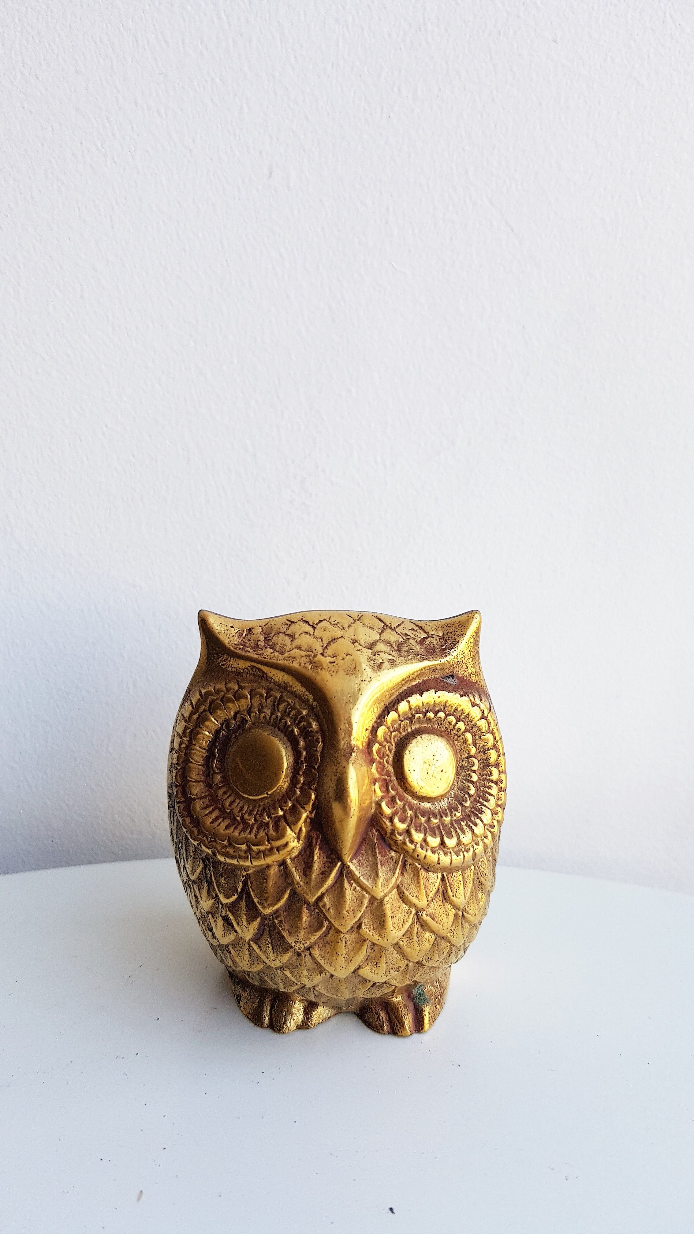 Brass owl