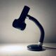 Mid-century blue Italian table lamp from the 1970s.