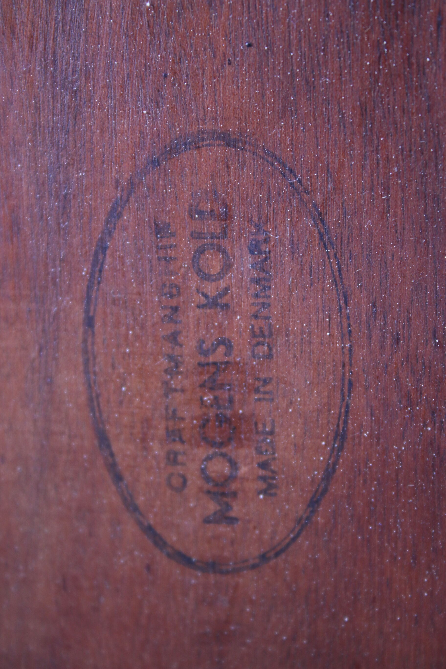 Set of 4 teak chairs model 17, Arne Hovmand Olsen for Mogens Kold, 1950s