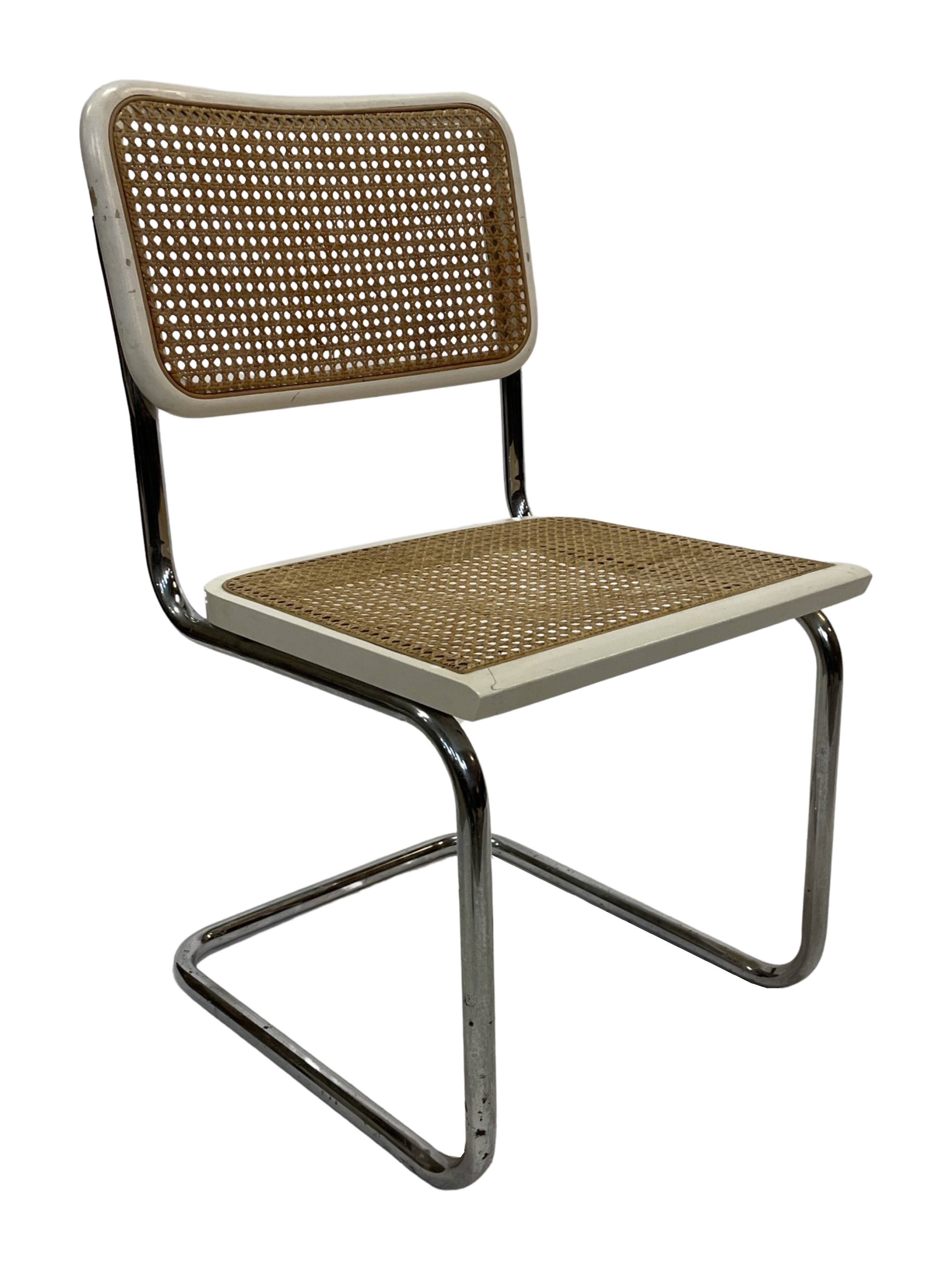 Cesca design chair b32 model in chrome