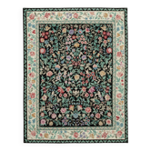 Tapis kilim en point de croix vintage fait main 237 cm x 303 cm