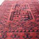 Handmade vintage Afghan Ersari rug 70cm x 89cm 1940s
