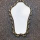 Vintage mirror with brass rim - 70x40cm