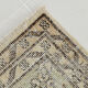 5x9 faded beige wool handknotted oushak rug, 276x166cm