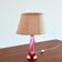 Val St-Lambert Belgium vintage crystal table lamp 1960s