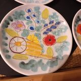 12 Valauris dessert plates